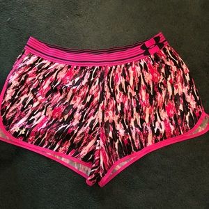 Under Armour hot pink workout shorts